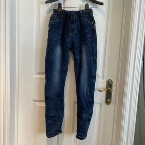BOYS FLLECE LINED JEANS